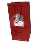 Double Bottle Paper Bag with Custom Luxury Brand