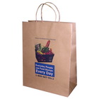 Custom Printed Eco Friend Take Away Paper Bag