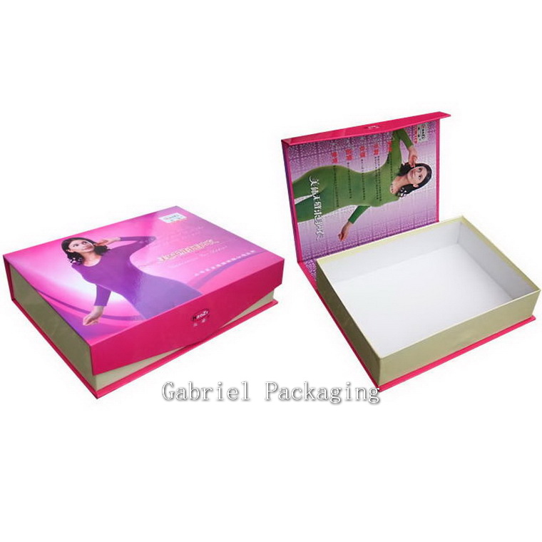 Classic CardBoard Box with custom artwork for Luxury Lingerie